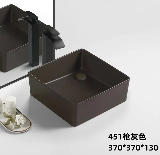 China Wholesale Cheap Price Bathroom Ceramic Above Counter Sink Rectangular Art Wash Basin