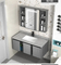 Modern Style Home Furniture Sanitary Ware Water Resistant Aluminum Cabinet Set Bathroom Vanity