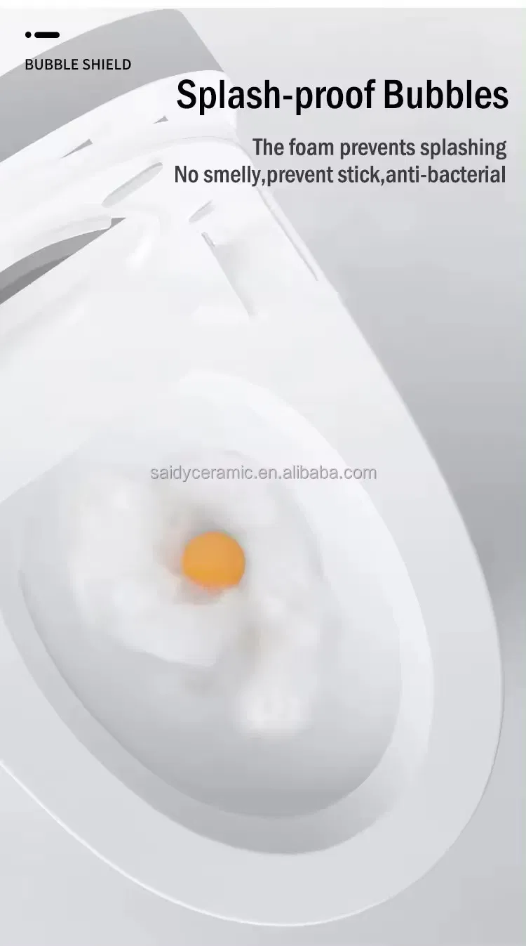 Best Selling Automatic Ceramic Sanitary Ware Smart Bidet Toilet with Tank Bathroom Wc Intelligent