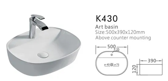 New Design Wholesale Price Sanitary Ware Bathroom Sink Ceramics Washbasin Sink