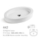 China Wholesale Sanitaryware Art Wash Sink Sanitary Ware Ceramic Bathroom Basin