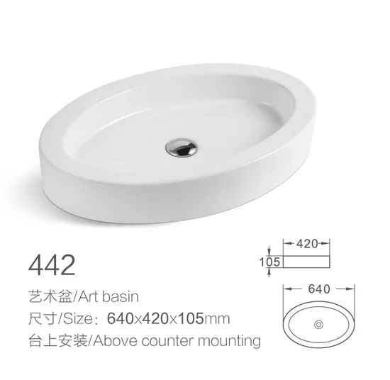 China Wholesale Sanitaryware Art Wash Sink Sanitary Ware Ceramic Bathroom Basin