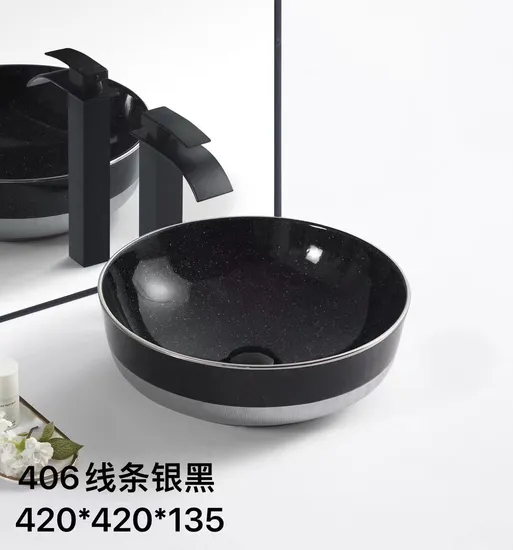 Hotel Floating Marble Ceramic Countertop Integrated Wash Basin Modern Rock Slab Above Counter Bathroom Sink