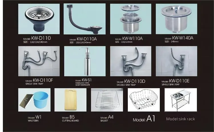 Kitchenware Thickened Manual Farmhouse Basin Double Tank Stainless Steel Kitchen Wash Sink