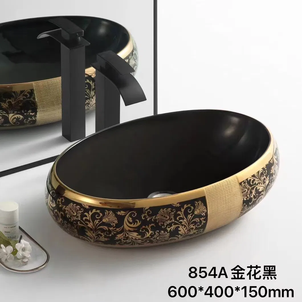 Sanitary Ware Vessel Bathroom Sink Hand Wash Art Natural Stone Basin Granite Marble Basin