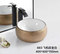 Ceramic Sanitary Ware Bathroom Sinks Round Shape Table Top Wash Basin for Hotel