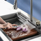 Black Luxury Modern 304 Stainless Steel Multifunctional Waterfall Kitchen Sink