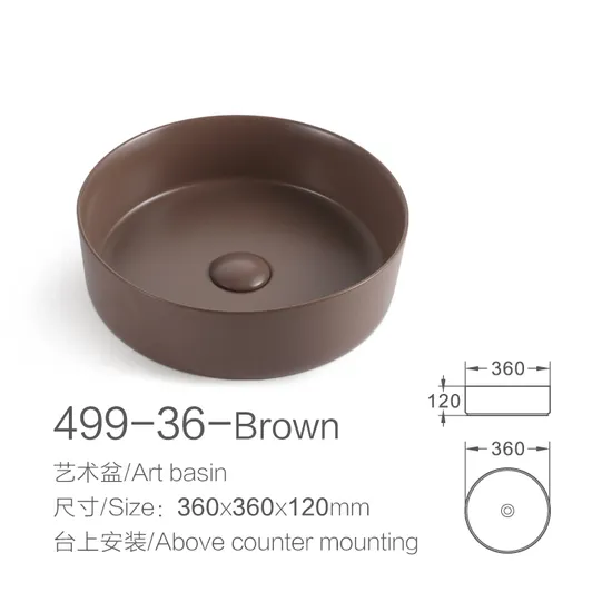 Ceramic New Products Green Kitchen Bathroom The Latest Design Multi-Color Sanitaryware Sink Art Basin