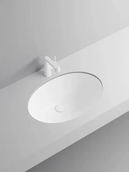 Modern Ceramic Bathroom Sink Sanitary Ware Undercounter Top Wash Basin