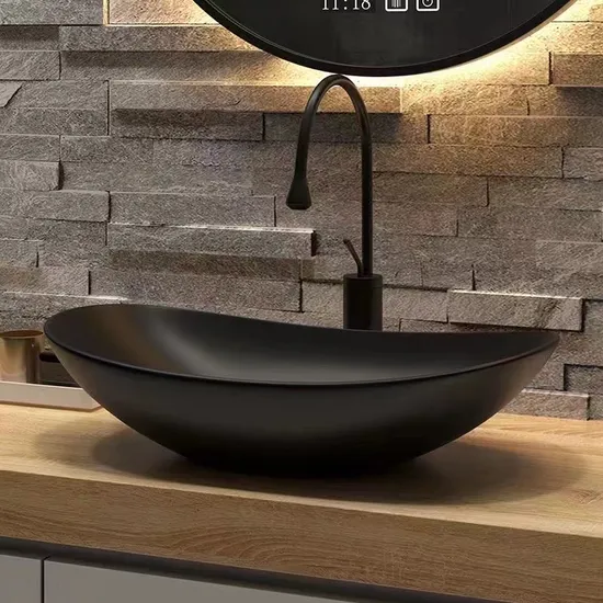 China Sanitary Ware Sink Lavabo Ceramic Washbasin Bathroom Sink Counter Top White Wash Basin