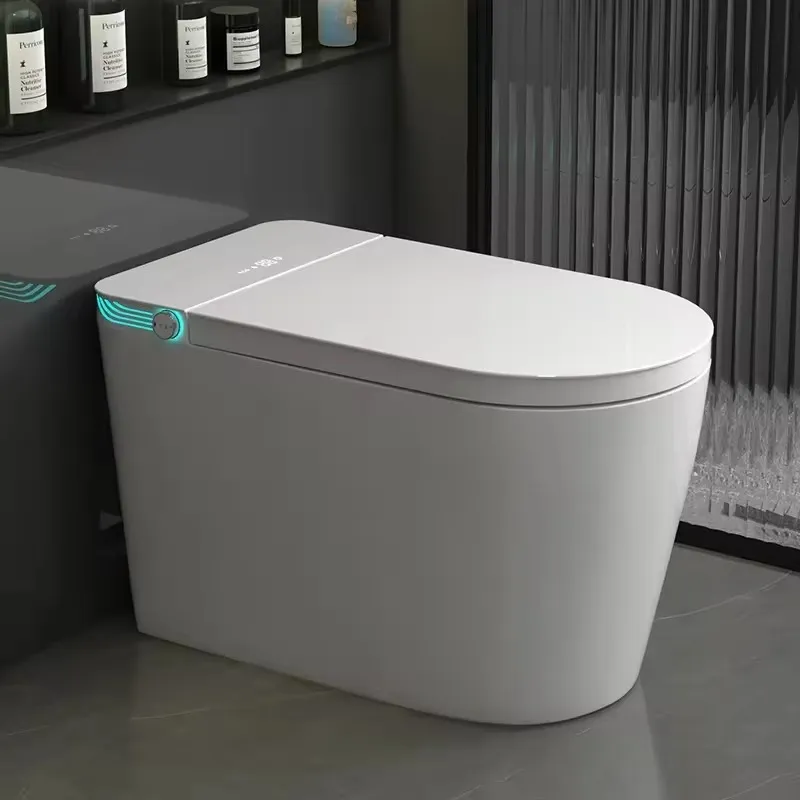 Best Selling Automatic Ceramic Sanitary Ware Smart Bidet Toilet with Tank Bathroom Wc Intelligent