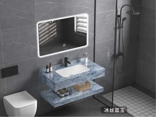 Rock Plate Ceramic Wash Basin Bathroom Vanity Bathroom Mirror Cabinet/Storage Cabinet