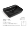 Sanitary Ware Ceramic Bathroom Fashion Wash Basin Rectangular Countertop Sink