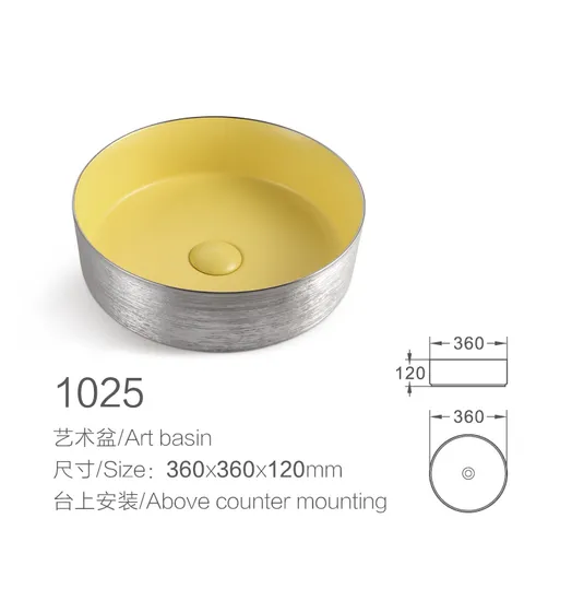 China Wholesale Sanitary Ware Countertop Ceramic Bathroom Vanity Basin Washing Art Sink