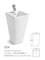 Supplier Sanitary Ware Ceramic Bathroom Sink Pedestal Hand Wash Basin