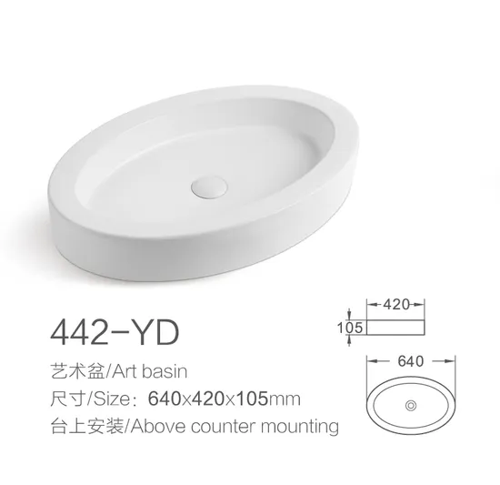 China Wholesale Sanitaryware Art Wash Sink Sanitary Ware Ceramic Bathroom Basin