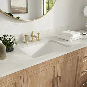 Cupc Certificated China Wholesale Modern Undermount Bathroom Ceramic Farmhouse Sink Wash Basin
