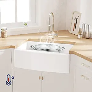 China Wholesale 30-Inch Kitchen Sink Fireclay Apron -Front Farmhouse Deep Black Farmhouse Sink