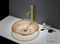 Hot Sale Luxury Decorative Modern Designs Tempered Bathroom Hand Art Wash Basin Glass Bowl Sink