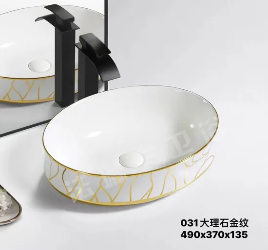 Bathroom Cloakroom Porcelain Ceramic Vanity Durable Counter Top Lavatory Vitreous China Tabletop Art Basin Vessel Sink