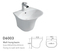 Sanitary Ware Bathroom Ceramic Sink Wall Hung Lavabo Wash Basin