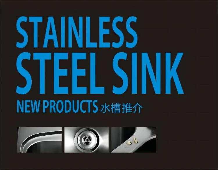 Kitchenware Thickened Manual Farmhouse Basin Double Tank Stainless Steel Kitchen Wash Sink