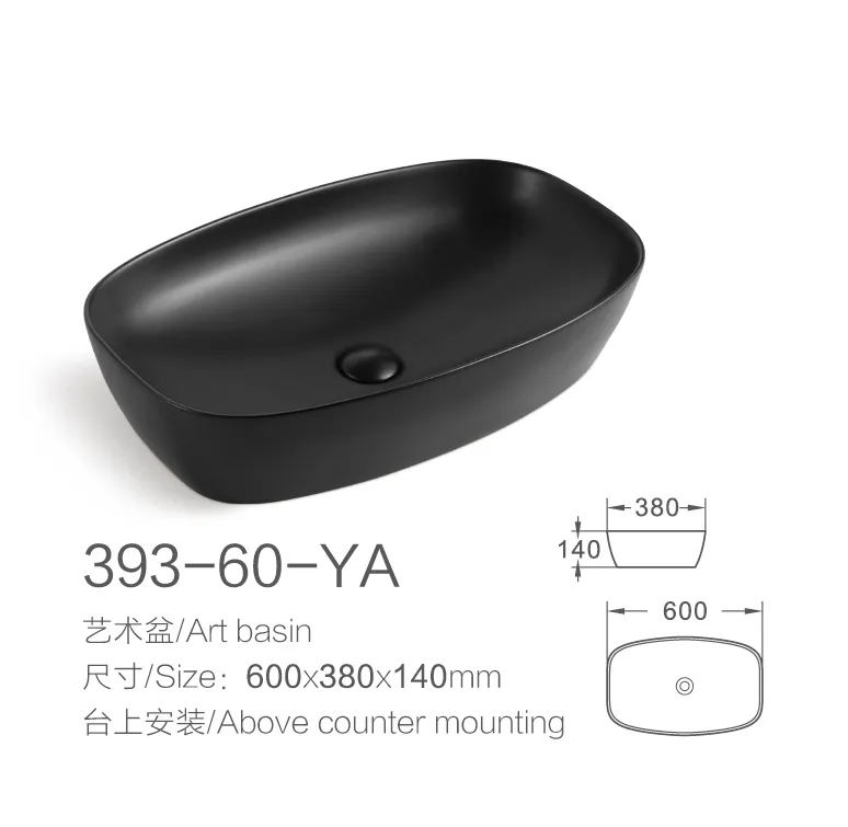 China Wholesale Sanitaryware Art Wash Sink Sanitary Ware Ceramic Bathroom Basin