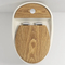 China Manufacturer New Egg Shape Colorful Toilet Siphon Jet Flush Toilet Seat Wc Bowl Saving Water Bathroom One Piece Toilet
