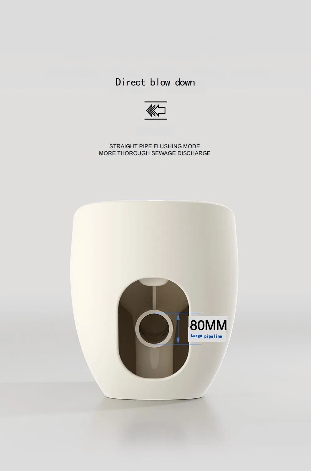 China Manufacturer New Egg Shape Colorful Toilet Siphon Jet Flush Toilet Seat Wc Bowl Saving Water Bathroom One Piece Toilet