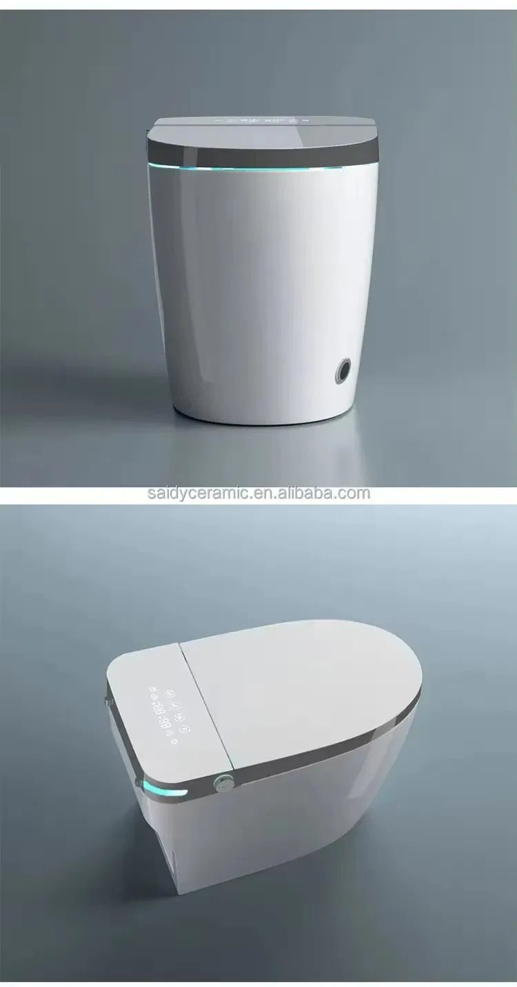 Best Selling Automatic Ceramic Sanitary Ware Smart Bidet Toilet with Tank Bathroom Wc Intelligent