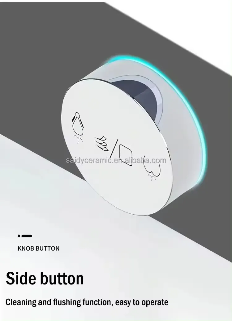 Best Selling Automatic Ceramic Sanitary Ware Smart Bidet Toilet with Tank Bathroom Wc Intelligent