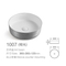 Chaozhou Manufacturer Customized Bathroom Gold Oval Kitchen Wash Sanitary Ware Washroom Sink for Home Hotel