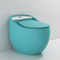 China Manufacturer New Egg Shape Colorful Toilet Siphon Jet Flush Toilet Seat Wc Bowl Saving Water Bathroom One Piece Toilet