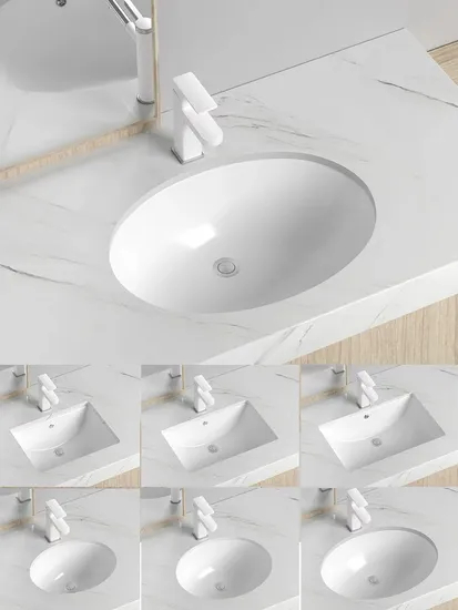 Modern Lavabo Basin Sanitaryware Ceramic Counter Wash Basin Bathroom Sink