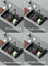 Black Luxury Modern 304 Stainless Steel Multifunctional Waterfall Kitchen Sink