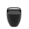 Modern Bathroom Wc Ceramic Water Closet Bowl Floor Mounted Porcelain Matt Black One Piece Toilet with Waste Pipe