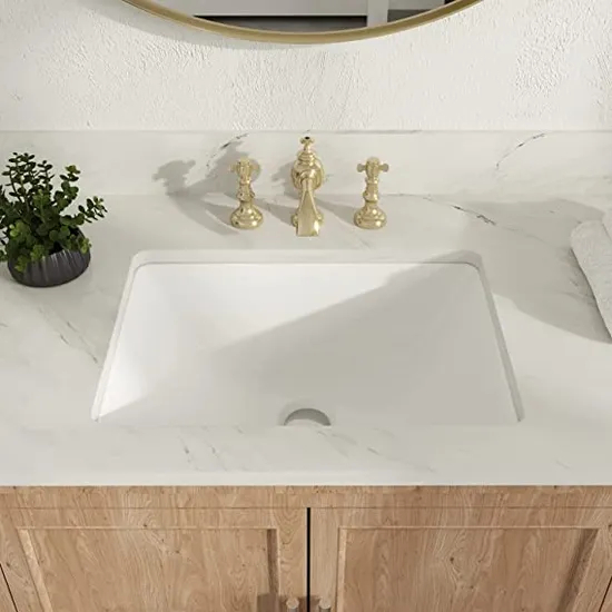 Cupc American Design Ceramic Marble Vanity Sink Ceramic Bathroom Wash Basin