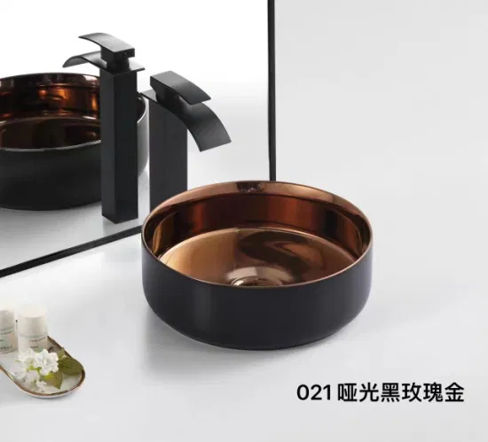 Sanitary Ware Bathroom Pedestal Art Sink Freestanding Wash Basin