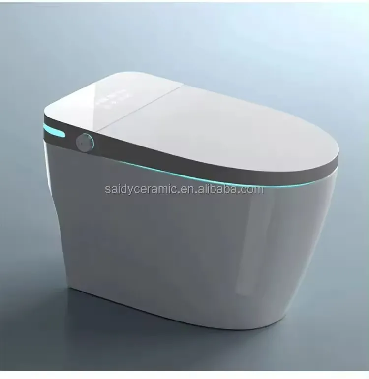 Best Selling Automatic Ceramic Sanitary Ware Smart Bidet Toilet with Tank Bathroom Wc Intelligent