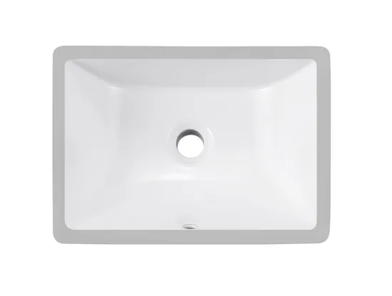 16X11" Undermount Wash Sink with Cupc, Bathroom Ceramic Lavatory Basin
