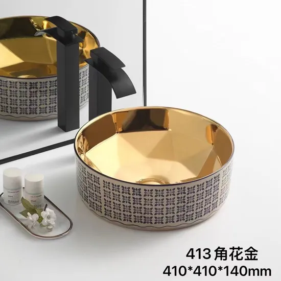 China Wholesale Modern Lavatory Sanitary Ware Round Countertop Ceramic Hand Wash Basin Bathroom Sink