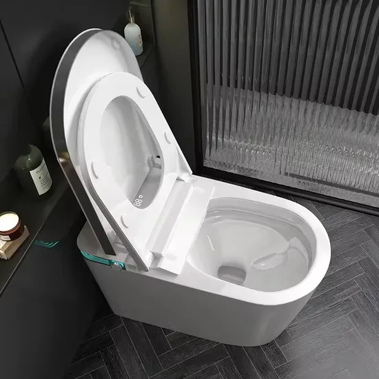 Best Selling Automatic Ceramic Sanitary Ware Smart Bidet Toilet with Tank Bathroom Wc Intelligent