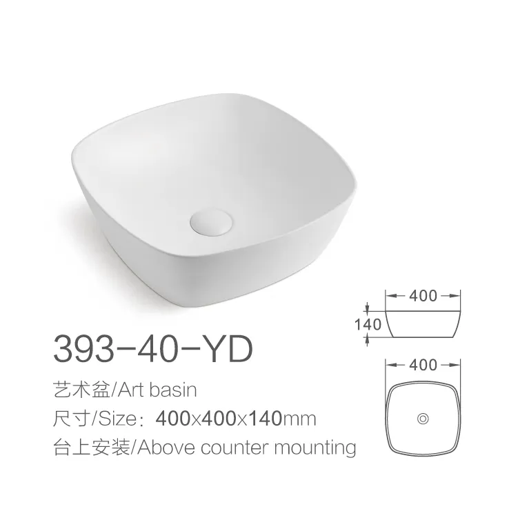 China Wholesale Sanitaryware Art Wash Sink Sanitary Ware Ceramic Bathroom Basin