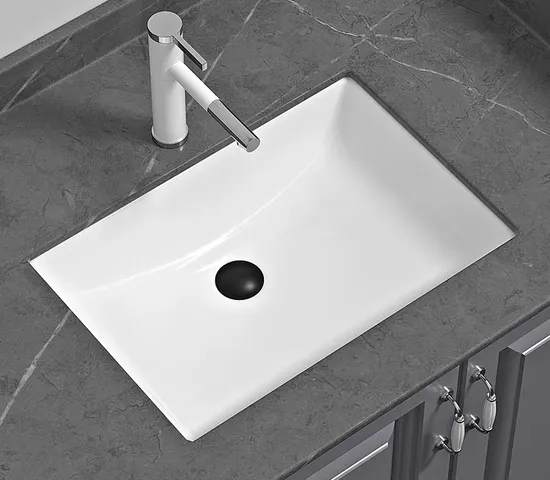 Cupc Certified Compliant Modern Design White Ceramic Bathroom Cabinet Basin Pedestal Sink