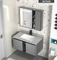 Modern Style Home Furniture Sanitary Ware Water Resistant Aluminum Cabinet Set Bathroom Vanity