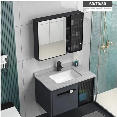 Hot Sell Good Price and Quality Bathroom Furniture Cabinet Mirror Smart Touch Screen Ceramic Basin White Cabinet Bathroom Cabinet