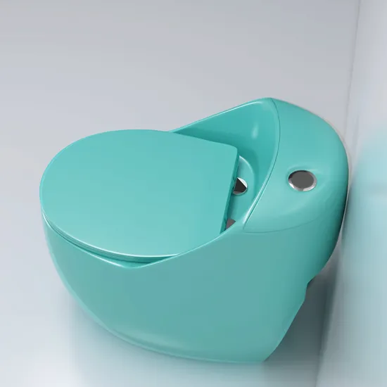 Sanitary Ware Ceramic Shape Green Toilet Portable Toilet Siphonic Jet Flushing Toilet Bowl Saving Water Bathroom One Piece Toilet