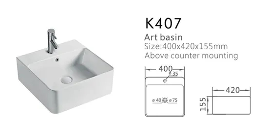 Ceramic Sanitaryware Lavabo Sink Art Basin Stand Pedestal Wash Basin