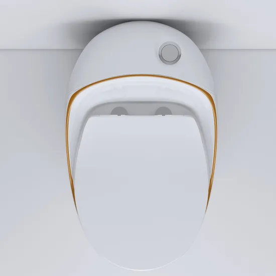 New Arrival Sanitary Ware Green Bathroom Space Saving Waste Trap One Piece Ceramic Toilet Wc Flush Toilets