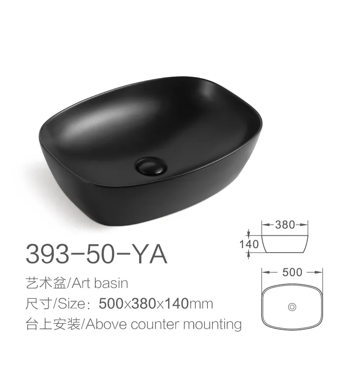 China Wholesale Sanitaryware Art Wash Sink Sanitary Ware Ceramic Bathroom Basin